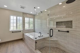 Emerald hills master bathroom