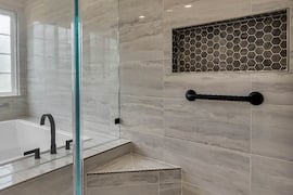 Emerald hills master bathroom