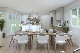 Sunnyvale kitchen and family room