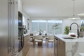 Sunnyvale kitchen and family room