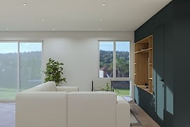 Sunnyvale kitchen and family room