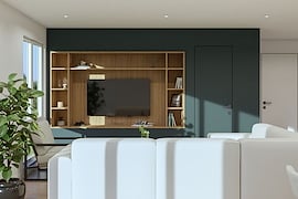 Sunnyvale kitchen and family room